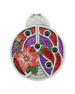 BEJEWELED LADYBUG STEPPING STONE
